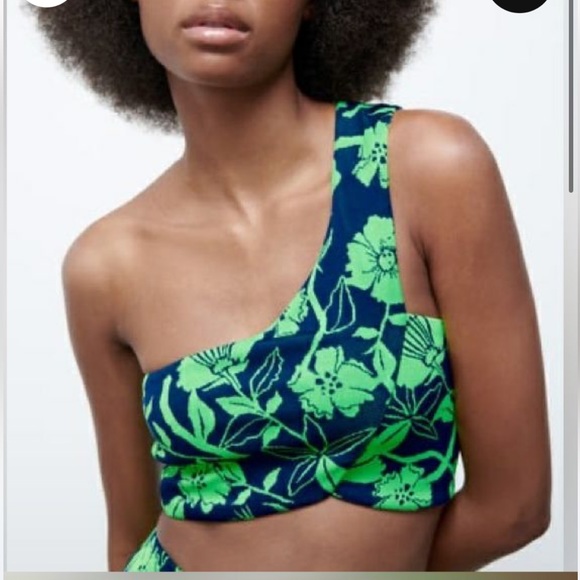 Zara one shoulder women’s top - Picture 6 of 7